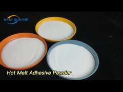 Bột kết dính nóng chảy PES Polyester 80um 1700um Thuộc tính có thể giặt được