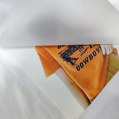 Good price 0.075mm 60cm Hot Peeling Cool Peeling Pet Dtf Transfer Film cho máy in DTF trực tuyến