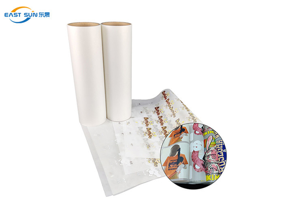 0.075mm Độ dày Dtf phim in cho ngành công nghiệp may mặc