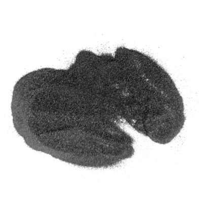 Black DTF Powder 80um - 200um TPU Polyurethane Hot Melt Adhesive Powder cho quần áo màu sắc sâu