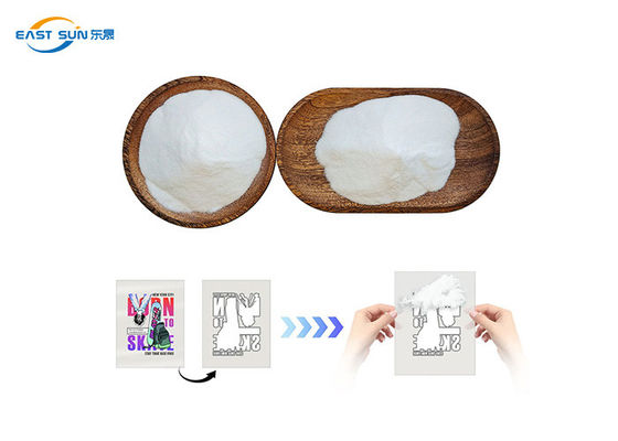 Bột keo nóng chảy TPU DTF cỡ trung bình mịn 80–200 micron dùng cho in DTF rắc bột