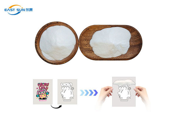 Giá tốt Bột dính cao cấp màu trắng TPU DTF Độ đàn hồi cao hơn 80-170μm Kích thước hạt cho in chuyển đổi DTF trực tuyến